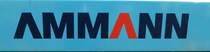 AMMANN, Schriftzug an einer Tandemwalze, der Schweizer Baumaschinenhersteller wurde 1869 gegrndet, April 2016