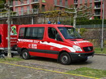 Feuerwehr Frankfurt am Main Mercedes Benz Sprinter MTF am 30.04.16 am Mainufer