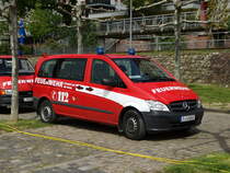 Feuerwehr Frankfurt am Main Mercedes Benz Vito MTF am 30.04.16 am Mainufer