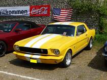 Ein Ford Mustang bei einen US Car/Oldtimer Treffen am 01.05.16 in Frankfurt am Main Bergen Enkheim