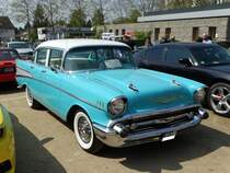 Ein Chevrolet Series 2400C Bel Air fourdoor Sedan bei einen US Car/Oldtimer Treffen am 01.05.16 in Frankfurt am Main Bergen Enkheim