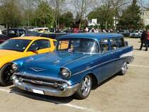 Ein Chevrolet bei einen US Car/Oldtimer Treffen am 01.05.16 in Frankfurt am Main Bergen Enkheim
