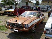 Ein Ford Mustang bei einen US Car/Oldtimer Treffen am 01.05.16 in Frankfurt am Main Bergen Enkheim