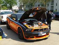 Ein Ford Mustang bei einen US Car/Oldtimer Treffen am 01.05.16 in Frankfurt am Main Bergen Enkheim