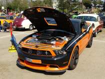 Ein Ford Mustang bei einen US Car/Oldtimer Treffen am 01.05.16 in Frankfurt am Main Bergen Enkheim