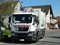MAN TGS Müllwagen am 07.05.16 in Darmstadt Kranichstein