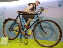 Kardanrad Columbia von 1905, aus US-amerikanischer Produktion, NSU-Museum, Sept.2014