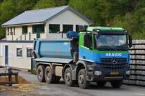 . Mercedes Benz Arocs Kipper aufgenomen am 14.05.2016.