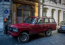 Toyota Land Cruiser Oldtimer (J60), gesehen am 06.03.2015.