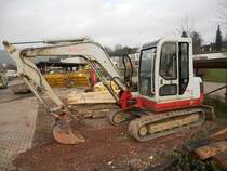 Takeuchi TB 145 am 28.11.2010 bei Saarburg