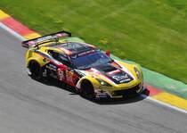 Corvette C7.R GTE von Larbre Compétition am 7.5.2016 bei der FIA WEC 6h Spa Francorchamps, in der GTLM AM (Gran Turismo Le Mans).Fahrer: Yutaka Yamagishi, Paolo Ruberti & Pierre Ragues.
