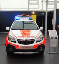 Werkfeuerwehr Rüsselsheim Opel Mokka am 13.05.16 auf der RettMobil in Fulda
