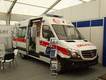 Mercedes Benz Sprinter RTW für die Türkey am 13.05.16 auf der RettMobil in Fulda