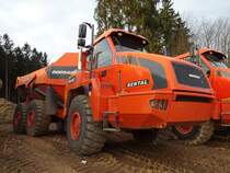 Doosan DA 30 der beim Bau der B50n eingesetzt wird, 10.04.2016