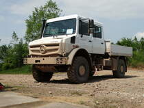 Mercedes Benz Unimog U4023 am 13.05.16 auf der RettMobil in Fulda