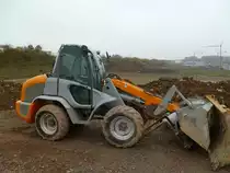 Kramer Allrad-Neuson 280 auf einer Baustelle bei Bitburg, 17.11.2013