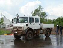 Mercedes Benz Unimog U4023 am 13.05.16 auf der RettMobil in Fulda