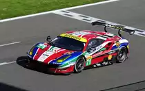 Nr.71 AF Corse,	Ferrari 488 GTE LMGTE Pro, am 7.5.2016 bei der FIA WEC 6h Spa Francorchamps.Fahrer: Davide Rigon, Sam Bird