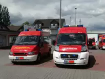 Feuerwehr Erlennsee Ford Transit MTF (Florian Erlensee 2-19-1) und Feuerwehr Maintal 
Fiat Ducato MTF (Florian Maintal 4-19-1) am 15.05.16 in Maintal