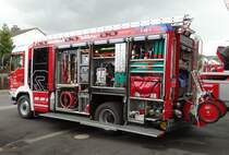 Feuerwehr Maintal MAN TGM LF20 mit Rosenbauer Aufbau und den Rufnamen ( Florian Maintal 1-46-1) am 15.06.16 beim Tag der Offenen Tür in Dörnigheim