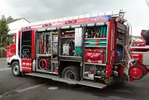 Feuerwehr Maintal MAN TGM LF20 mit Rosenbauer Aufbau und den Rufnamen ( Florian Maintal 1-46-1) am 15.06.16 beim Tag der Offenen Tür in Dörnigheim
