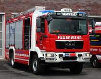 Feuerwehr Maintal MAN TGM LF20 mit Rosenbauer Aufbau und den Rufnamen ( Florian Maintal 1-46-1) am 15.06.16 beim Tag der Offenen Tür in Dörnigheim