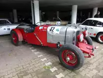 Alvis 12/70 Special (Baujahr 1938) bei der Internationalen Saar-Lor-Lux Classique. Start zum zweiten Tag am 28.05.2016 in Trier.