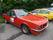 BMW 635 CSI (Baujahr 1981) bei der Internationalen Saar-Lor-Lux Classique. Start zum zweiten Tag am 28.05.2016 in Trier.