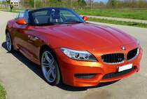 BMW Z4 Roadster, gesehen im Markgr�flerland, April 2016