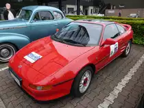Toyota MR2 GTI (Baujahr 1993) bei der Internationalen Saar-Lor-Lux Classique. Start zum zweiten Tag am 28.05.2016 in Trier.