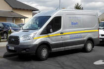 Ford Transit der Firma  BIEN , gesehen in Künzell im Mai 2016