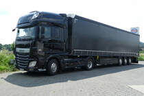 DAF XF abgestellt am Autohof Fulda Nord im Juni 2016