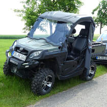 CF Moto-Quad, gesehen in Fulda-Harmerz anl. Oldtimerausstellung, Juni 2016