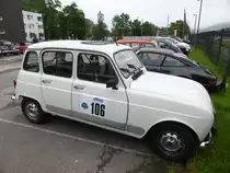 Renault R 4 GTL (Baujahr 1987) bei der Internationalen Saar-Lor-Lux Classique. Start zum zweiten Tag am 28.05.2016 in Trier.