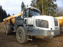 Liebherr TA 230 eingesetzt beim Bau der B50n, 10.04.2016