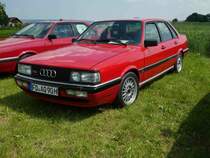 Audi 90 Quattro, gesehen beim Oldtimertreffen in Fulda-Harmerz im Juni 2016