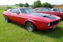 Ford Mustang Mach 1, gesehen beim Oldtimertreffen in Fulda-Harmerz im Juni 2016