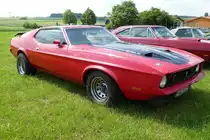 Ford Mustang Mach 1, gesehen beim Oldtimertreffen in Fulda-Harmerz im Juni 2016
