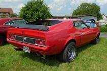 Ford Mustang Mach 1, gesehen beim Oldtimertreffen in Fulda-Harmerz im Juni 2016