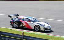Mitzieher der Nr.13  Oleksandr GAIDAI, Team Tsunami RT auf Porsche 991 GT3 Cup, Porsche Carrera Cup France, 7.5.2016 in Spa Francorchamps