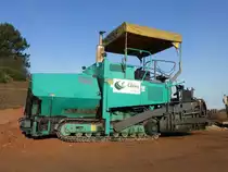 Vögele Super 1600 auf einer Baustelle in Pellingen, 07.12.2014