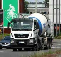 MAN TGS Betonmischer am 08.06.16 in Frankfurt am Main