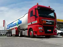 MAN TGX Tanklastzug Downside am 08.06.16 in Frankfurt am Main