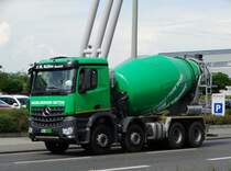 R.Kühn Mercedes Benz Arocs Betonmischer am 08.06.16 in Frankfurt am Main