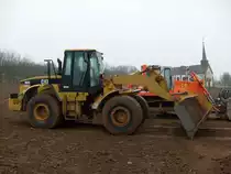 Caterpillar 962G auf einer Baustelle bei Echternach (Lux.), 01.01.2008