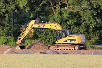 CAT Kettenbagger gesehen in Recklinghausen 9.6.2016