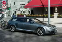 Audi A6 Avant mit einem komischen/interessantem Dach. Foto: 07.03.2015