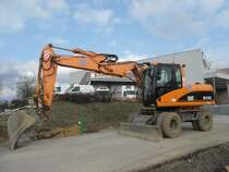 Caterpillar M 315C am 01.02.2009 in der Nähe von Wormeldange (Lux.)