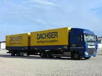 DAF-460 XF-Euro6 fährt im Aufrtag von Dachser; 160527