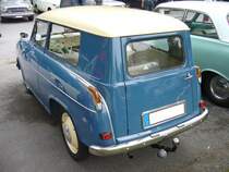 Heckansicht eines Lloyd LS 600 Alexander Kombi. 1957 - 1961. Oldtimertreffen an der Krefelder Pferderennbahn am 12.06.2016.